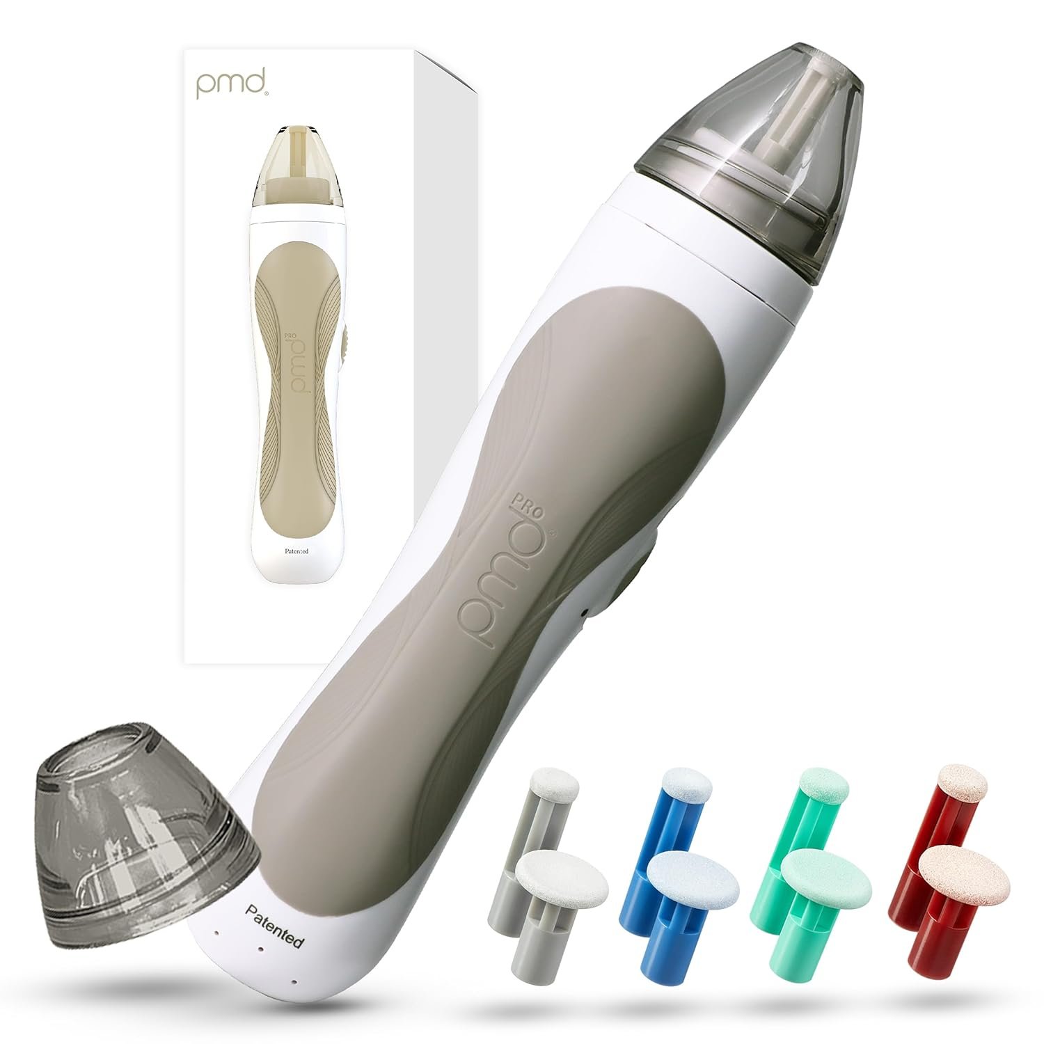 PMD Beauty Personal Microderm Pro - At-Home Use, Facial Exfoliator Tool, Microdermabrasion Machine Kit for Face and Body Skincare