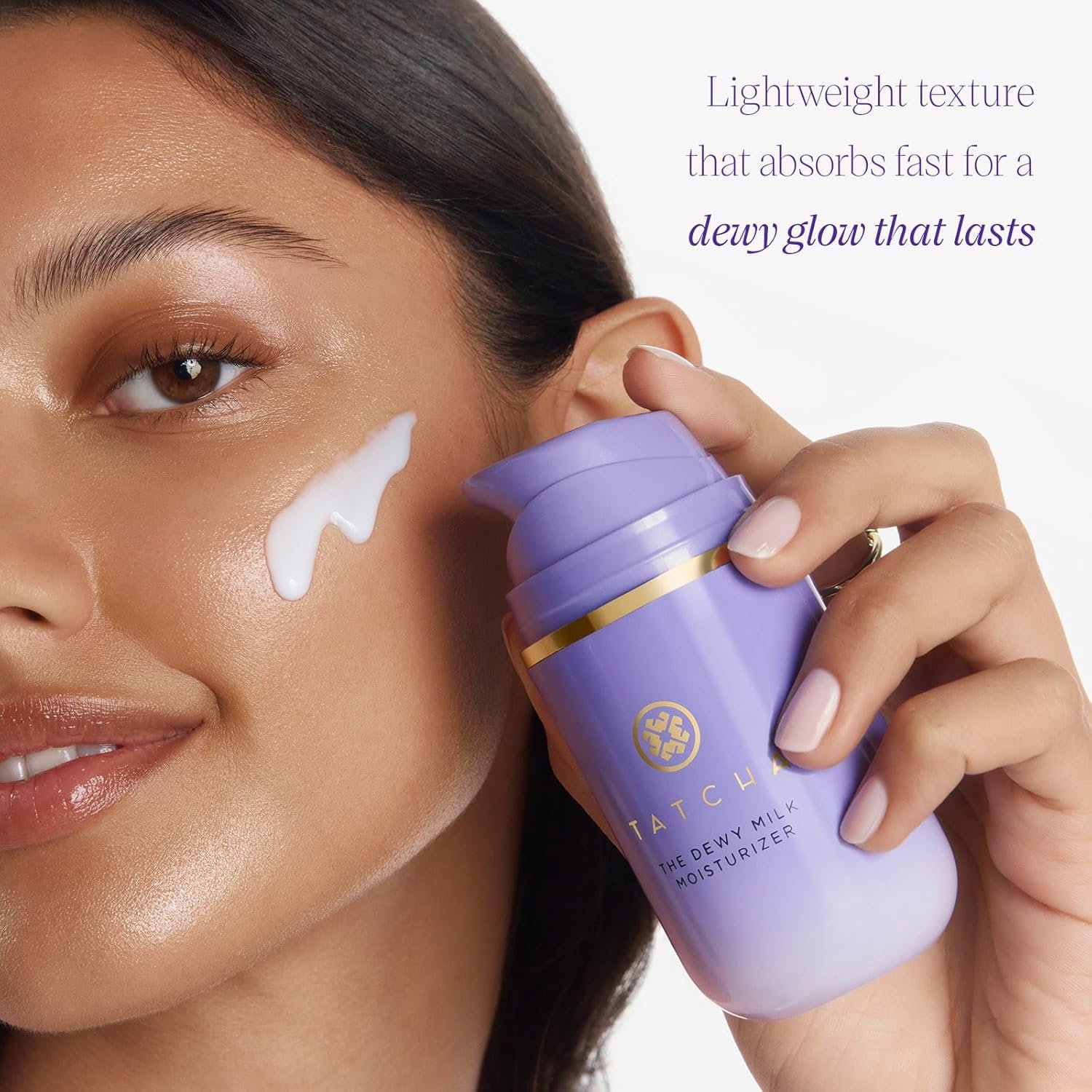 Tatcha The Dewy Milk Moisturizer, Lightweight, Oil-Balancing Hydration for Bouncy Skin & a Lasting Dewy Glow - Image 2