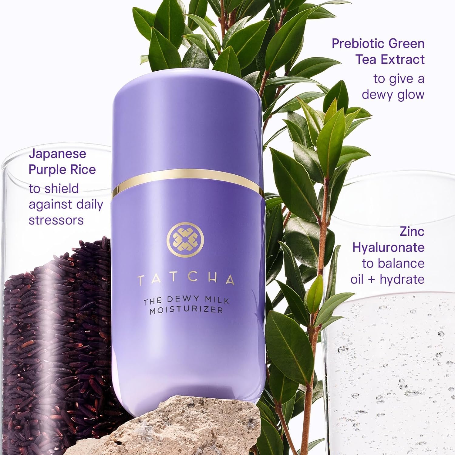 Tatcha The Dewy Milk Moisturizer, Lightweight, Oil-Balancing Hydration for Bouncy Skin & a Lasting Dewy Glow - Image 6